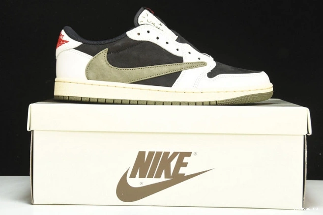 Jordan OG Scott Travis SP 1 Retro Olive Low 0708